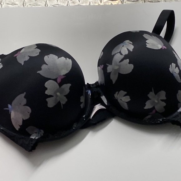 Auden Bra 42D Smooth Lace Plunge Push-Up Bra - Picture 3 of 5